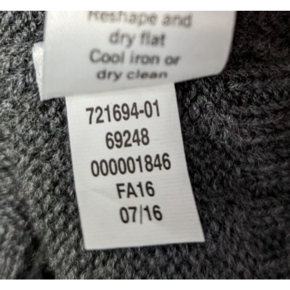 Athleta Nopa Sweater Womens XS Gray Merino Wool Hooded Pullover - Picture 8 of 9